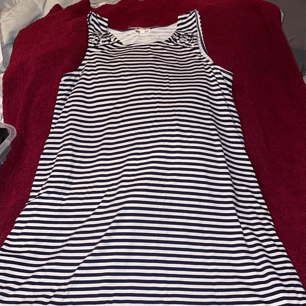 Stripped Navy Blue/White women’s dress